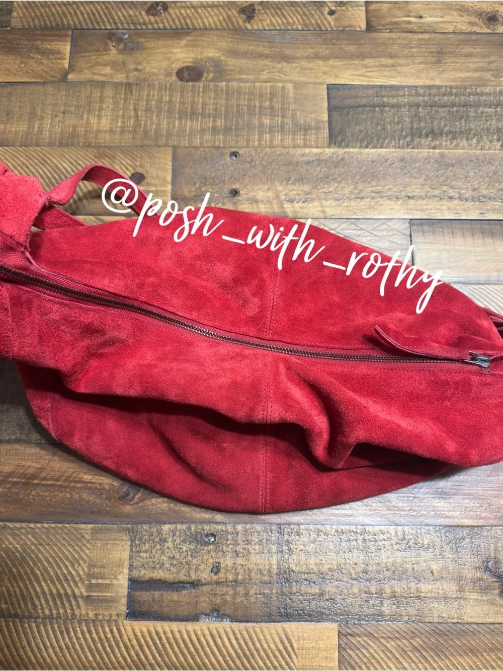 Free People Roma Suede Hobo Tote Bag - Picture 9 of 12